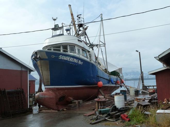 On the hard at Tarkanen Marine Ways - British Columbia © Duart Snow